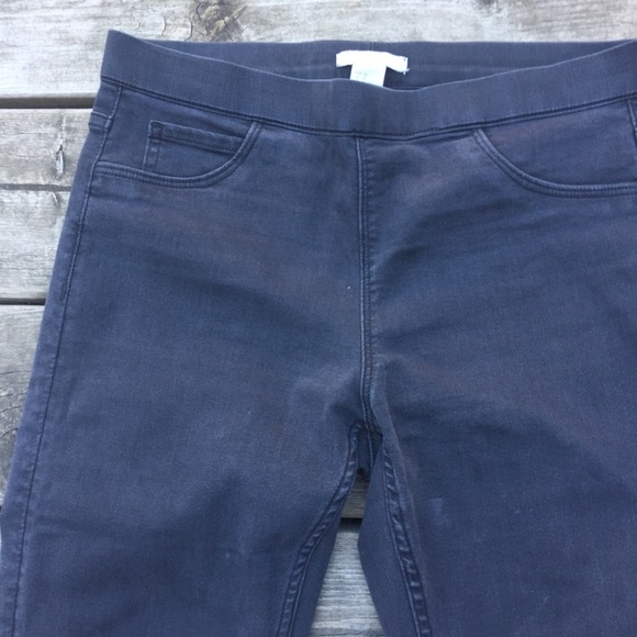 H&m No Zipper easy pull on grey jeggings - Picture 2 of 8